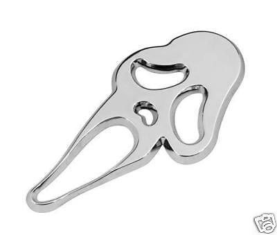 EMBLEMA ADESIVO CROMATO TRDIMENSIONALE GHOST