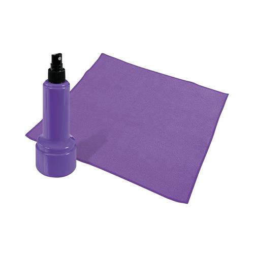 Kit pulizia cristalli Detergente per vetri Panno in microfibra 25x25 cm