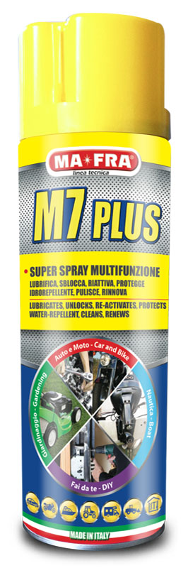 M7 PLUS 200 ml - Lubrificante MAFRA Lubrifica perfettamente ogni tipo di dispo