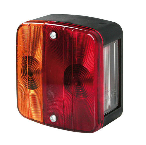 Basic, fanale posteriore 4 funzioni 12V Posizione, stop, direzione, luce targa.