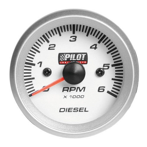 Contagiri diesel 0-6000 RPM -   2  (52 mm) - Blue-Light - 4/6/8 cilindri -  - 80