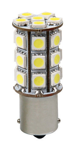 12V Hyper-Led 81 - 27 SMD x 3 chips - (P21W) - BA15s - 1 pz - D/Blister - Bianco