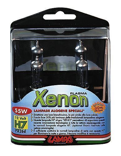 2 LAMPADE2 H7 55W XENON DAYLIGHT + 30% DI LUCE