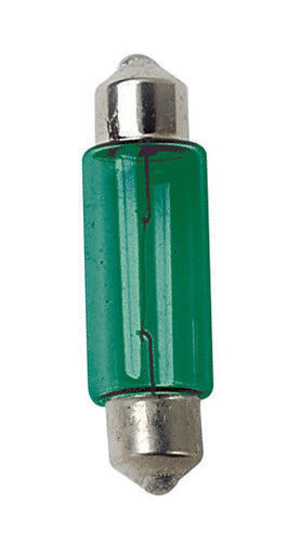 5834212V Lampada siluro - (C5W) - 11x35 mm - 5W - SV8,5-8 - 2 pz -Verde