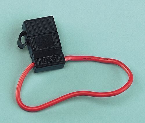 PORTAFUSIBILE PER AUTO 12V DA 10 A 30A CON CAVO 30CM