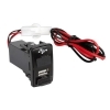 Original-Fit doppia presa USB, 12 24V Scania Specifica per inserimento