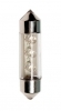 12V Lampada siluro 3 Led - (C5W) - 10x35 mm - SV8,5-8 - 2 pz - D/Blister - Bianc