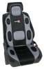 Evox, schienale imbottito - Nero Replica sedile da competizione. Universale, si