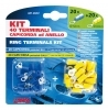 Kit 40 terminali-capicorda ad anello - Giallo/Blu 20 capicorda preisolati    5 m