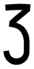 Spell-It, caratteri alfanumerici adesivi 80x35 mm - 3 Universale per rimorchi, s