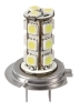 12V Hyper-Led 54 - 18 SMD x 3 chips - (H7) - PX26d - 2 pz - Scatola Plast. - Bia
