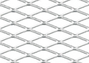 Racing Grill - Rombo medio 6x12 mm - 100x33 cm - Lucido In lega di alluminio, pe