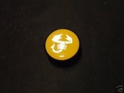 4 COPRIMOZZO ADATTABILI LOGO ABARTH SFONDO GIALLO mm50