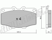 KIT PASTIGLIE FRENO FRI-TECH 111.0 Toyota Land Cruiser (81>88)(Sum)