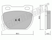 KIT PASTIGLIE FRENO FRI-TECH 363.0 (P) Land Rover Defender 110(93>)