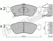 KIT PASTIGLIE FRENO FRI-TECH 380.0 Kia Clarus Tt (96>)