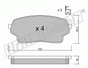 KIT PASTIGLIE FRENO FRI-TECH 781.0 Suzuki Gran Vitara XL7 (03>05)