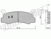 KIT PASTIGLIE FRENO FRI-TECH 398.0 (P) Mazda 323 1,6GT(>89)-MX3(>99)