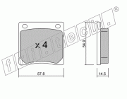 KIT PASTIGLIE FRENO FRI-TECH 238.0 Honda Civic (73>77)(Sum)