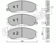 KIT PASTIGLIE FRENO FRI-TECH 373.0 Hyundai Santa Fe Tt (01>)