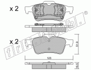 KIT PASTIGLIE FRENO FRI-TECH 346.0 (P) Renault Espace Tt (02>)