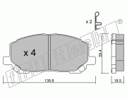KIT PASTIGLIE FRENO FRI-TECH 632.0 Lexus (03>)
