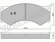 KIT PASTIGLIE FRENO FRI-TECH 595.0 Avia D-Line (97>)(Per)