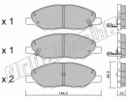 KIT PASTIGLIE FRENO FRI-TECH 827.0 Nissan Tiida (07>)