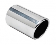 TS-16 S Terminale di scarico in lega di acciaio, rivestimento inox lucidat