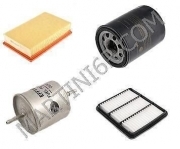 KIT 4 FILTRI TAGLIANDO VW POLO 1400 TDI 07' BNM BWB  51KW