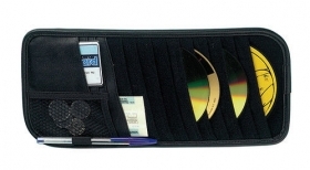 Organizer 10 CD Si applica alla aletta parasole, capacit   10 CD, portabiro, por