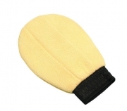 Duplex 2 in 1 Guanto-spugna in microfibra e pelle scamosciata naturale - 26x16 c