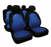 Alissa, set fodere coordinate - Blu 2 anteriori, 2 posteriori (con 3+3 cerniere)