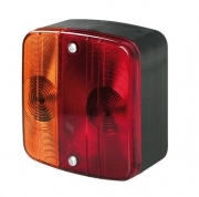 Basic, fanale posteriore 3 funzioni 12V Posizione, stop, direzione.Lampadine inc