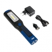 GL-3, lampada da lavoro ricaricabile a LED COB con torcia - 12/24/230V