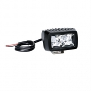 WL-9, faro ausiliario a 2 Led Cree - 10/30V - Bianco Staffa in acciaio