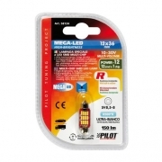 Mega-Led Hi-Power 12 - 12x36 mm - 10-30V Luminosita': 6500K Lumen: 150 lm