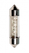 58392 12V Lampada siluro 3 Led - (C5W) - 10x35 mm - SV8,5-8 - 2 pz Blu