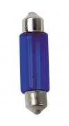 58345 12V Lampada siluro - (C10W) - 11x35 mm - 10W - SV8,5-8 - 2 pz - Blu
