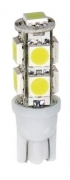 12V Hyper-Led 27 - 9 SMD x 3 chips - (T10) - W2,1x9,5d - 2 pz - D/Blister - Bian