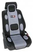 Evox, schienale imbottito - Grigio Replica sedile da competizione. Universale, s