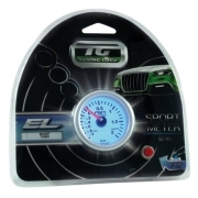 Manometro turbo Tuning Guru EL 52mm (misura standard), illuminazione interna blu