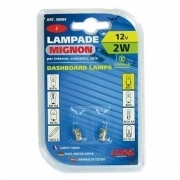 12V Lampada mignon - J - 2W - 2 pz - D/Blister