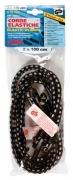 Corde elastiche Standard -    10 mm - 2x100 cm In lattice di gomma multifilare c
