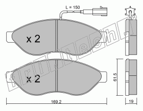 KIT PASTIGLIE FRENO FRI-TECH 7