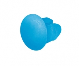 Set 100 bottoncini targa - Azzurro Per il fissaggio della targa sul portatarga.I