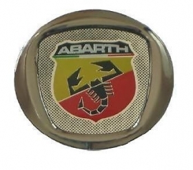 VETRINO CON BIADESIVO ABARTH DA 50mm CONTORNO SPECCHIO