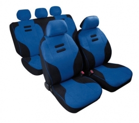 Kynox, set fodere coordinate - Blu 2 anteriori, 2 posteriori (con 3+3 cerniere),