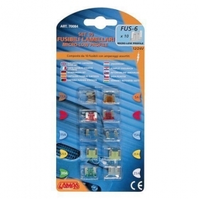 Set 10 fusibili lamellari micro-low profile