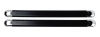 Bumper-Chrome Coppia salva-paraurti adesivi. Con terminali cromati - 495x40 mm -